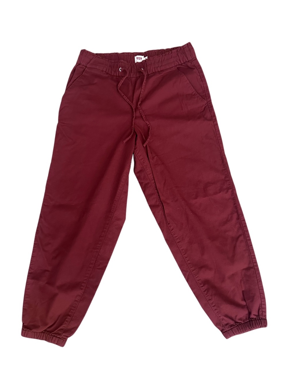Levi's Women's Burgundy Drawstring Joggers